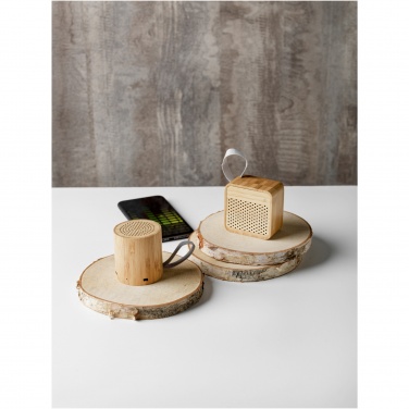 Logotrade Geschäftsgeschenke das Foto: Lako Bluetooth® Lautsprecher aus Bambus 